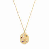 The Retro Plate Necklace