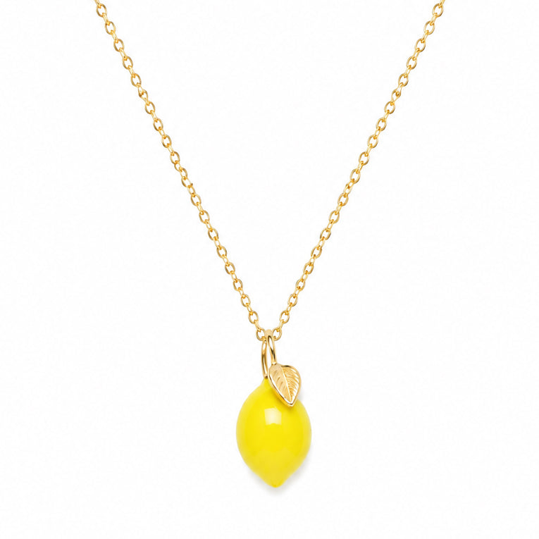 Yellow Lemon Necklace