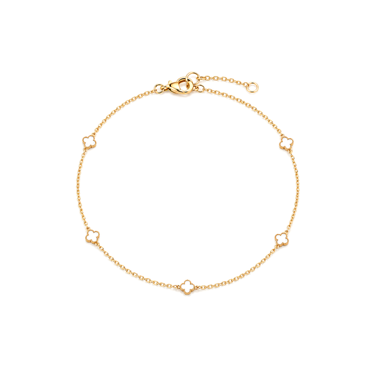White Clovers Bracelet